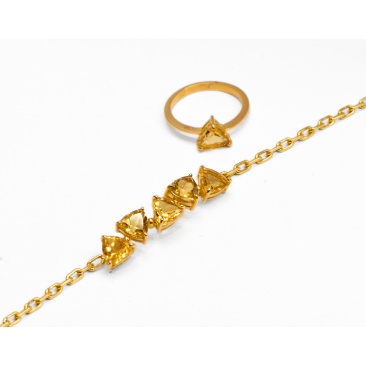 Picture of Citrine Bracelet and Ring